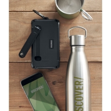 DYA Powerbankas su saulės ir rankiniu įkrovimu 8000 mAh