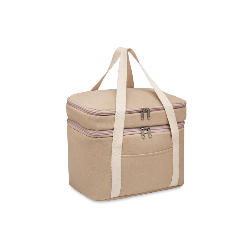 KECIL TOP Dviejų skyrių drobinis šaltkrepšis 320 g/m²