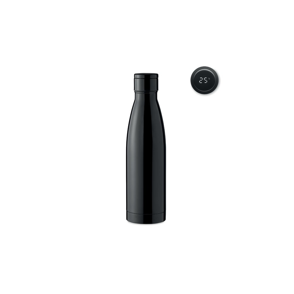 BELO LUX Nerūdijančio plieno termo gertuvė su termometru 500 ml