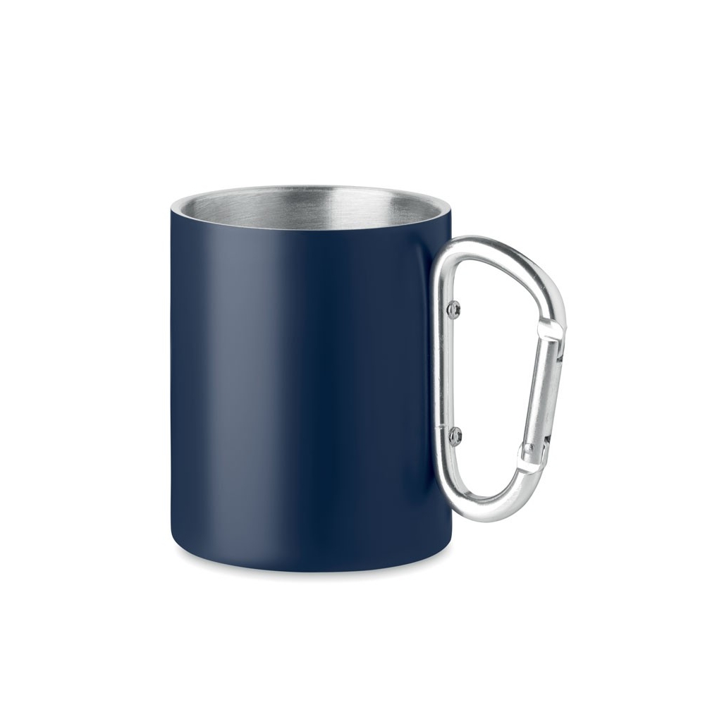 TRUMBA Nerūdijančio plieno puodelis su karabino rankenėle (300 ml)