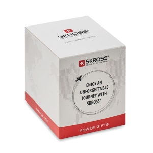 MUV USB A/C SKROSS® MUV USB A/C pasaulinis kelioninis adapteris įvairioms šalims