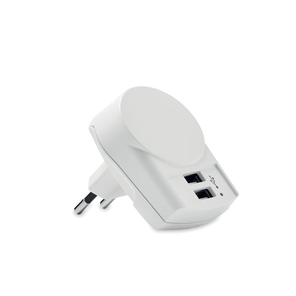 EURO USB CHARGER 2XA SKROSS® Euro USB įkroviklis su 2x USB Type-A jungtimis