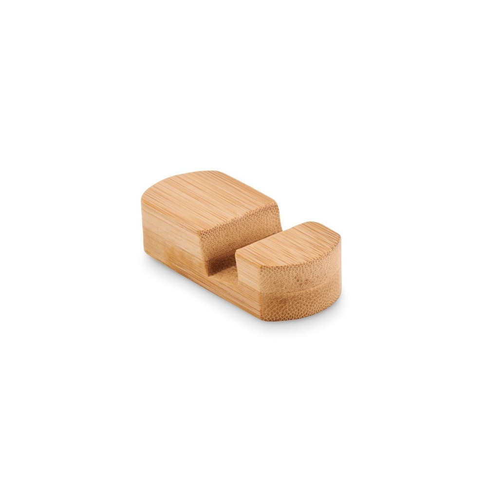 POY Minimalistinis bambukinis telefono stovas