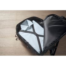 SOPHIS Perdirbto poliesterio kelioninė nešiojamo kompiuterio kuprinė