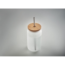 JARBLIM Sublimacinis Mason stiliaus kokteilių stiklainis (400 ml)