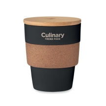 GALAO Plastikinis puodelis su apsauginiu apvadu (300 ml)