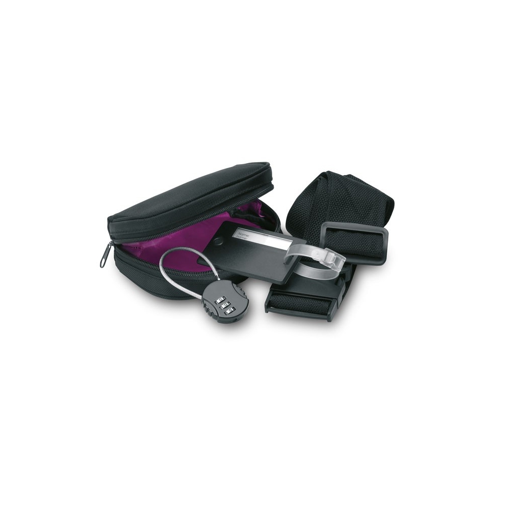 TRAVELSUP Kelioninis rinkinys su kelioniniu diržu, žyme ir spyna