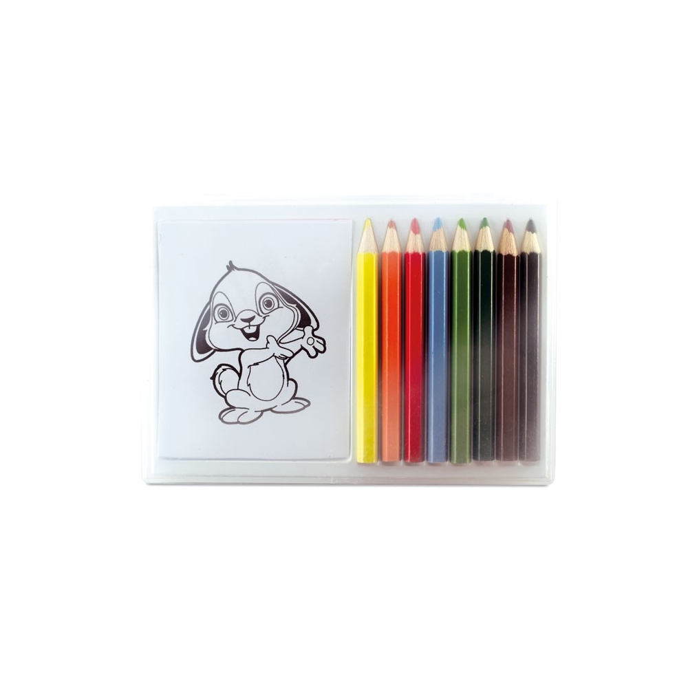 RECREATION Spalvinimo rinkinys skaidriame dėkle