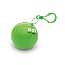 NIMBUS Skaidrus lietpaltis kamuoliuko dėkle su prisegimu