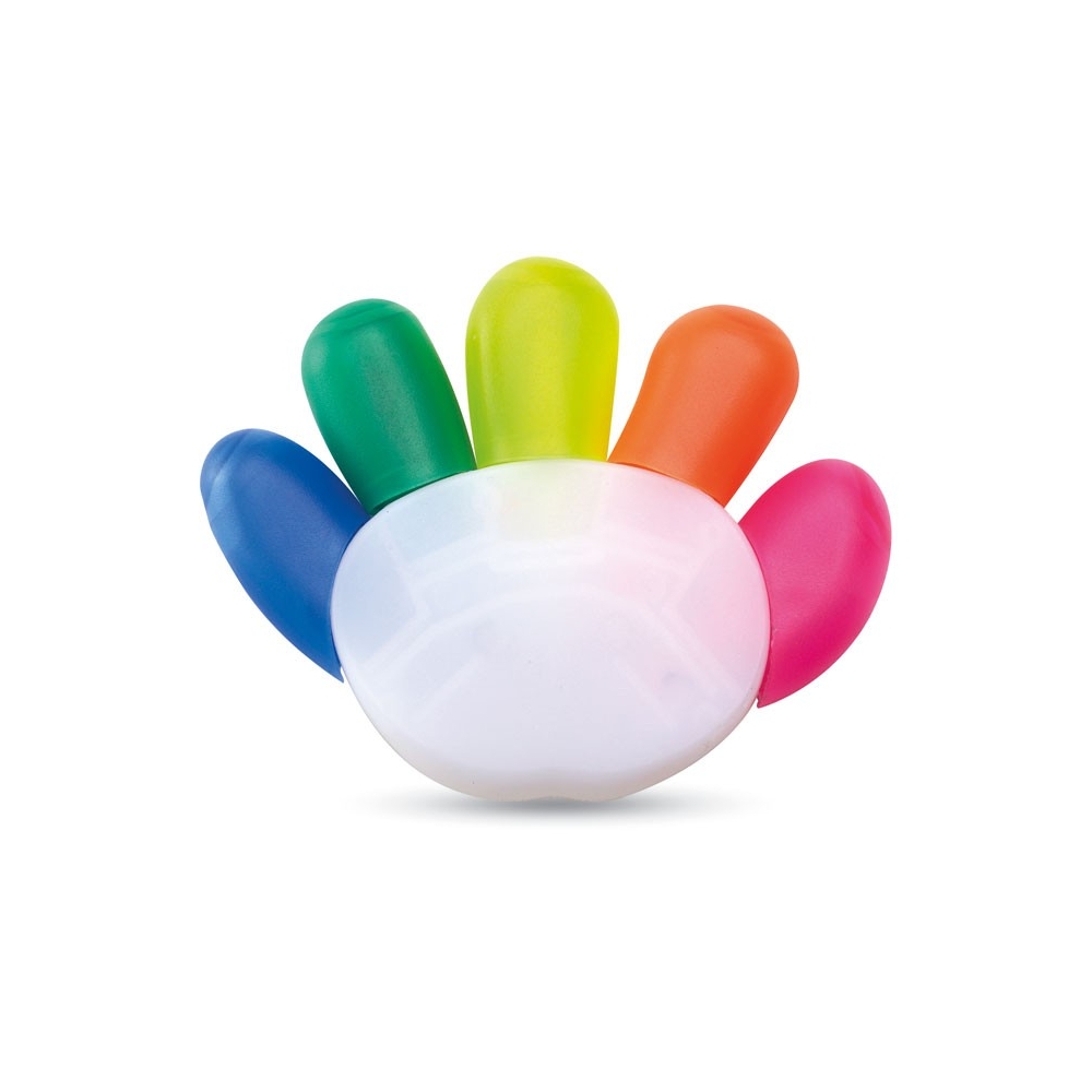 COLORE Rankos formos penkių spalvų žymeklis