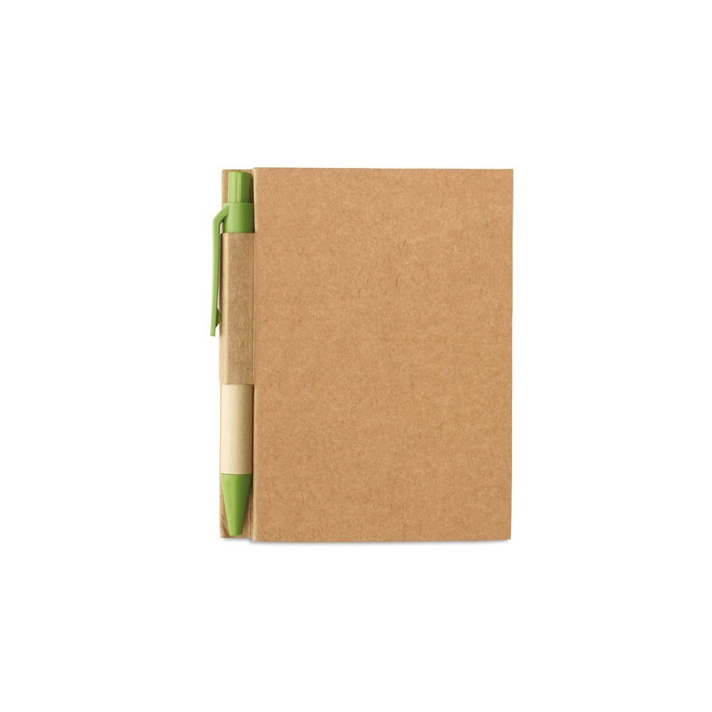 CARTOPAD Perdirbto popieriaus užrašų užrašinė su rašikliu