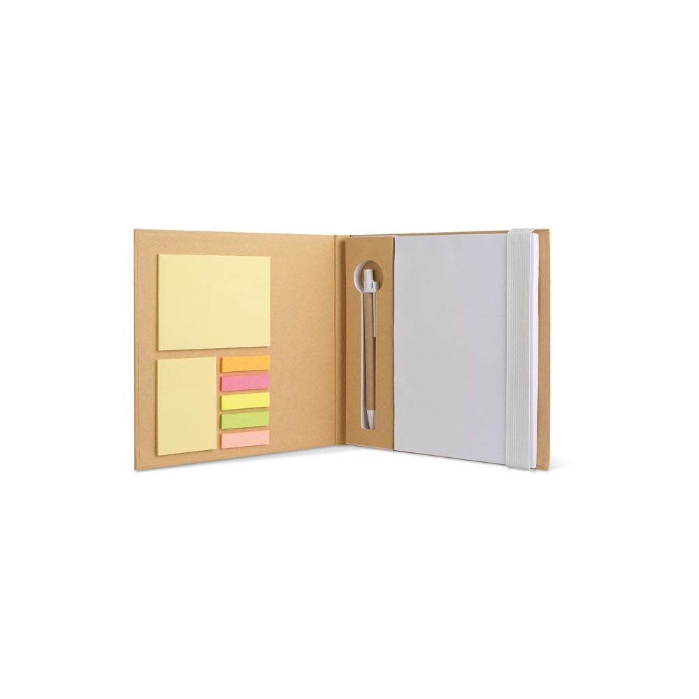 QUINCY Užrašų knygelė su perdirbto kartono viršeliu