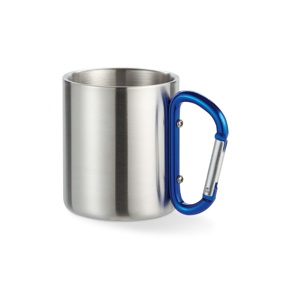 TRUMBO Nerūdijančio plieno puodelis su karabino rankena (220 ml)