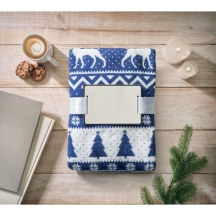 TOSTI RPET Šiltas flisinis pledas su žiemos raštu (190 g/m²)