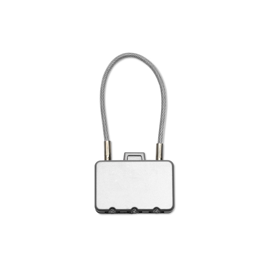 THREECODE Patikima metalinė spyna lagaminui su 3 skaitmenų kodu