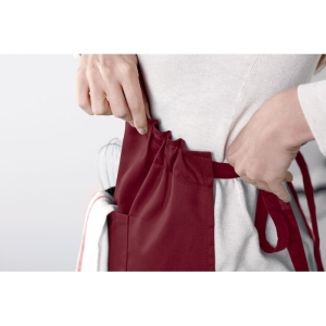 FITTED KITAB Reguliuojama virtuvinė prijuostė su kišenėmis 190 g/m²