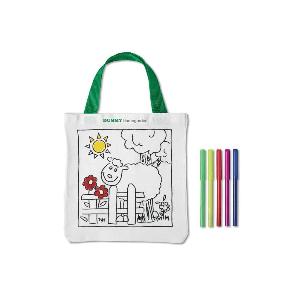 MATEUSZ Medvilninis spalvinimo maišelis 200 g/m²