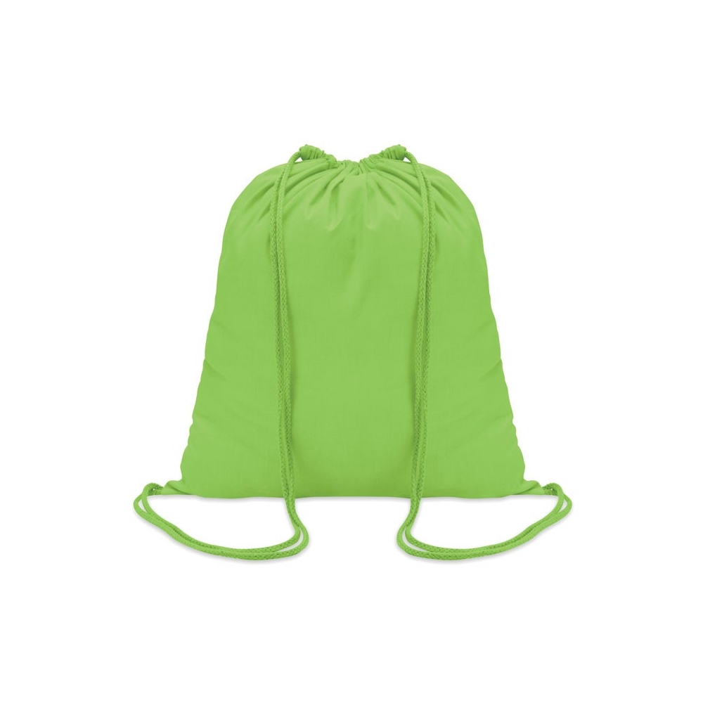 COLORED Medvilninis maišelis su užtraukiamais raišteliais 100 g/m²