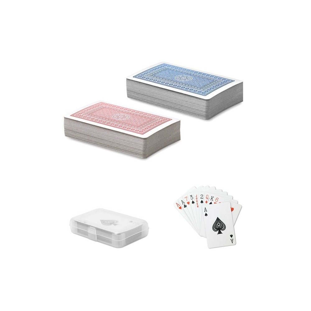 ARUBA Klasikinės kortos plastikiniame dėkle (54 vnt)