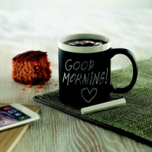 CHALCKY Keramikinis puodelis su kreidine danga (300 ml)