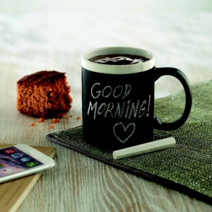 CHALCKY Keramikinis puodelis su kreidine danga (300 ml)