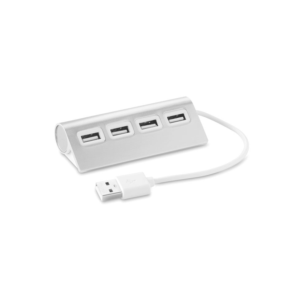 ALUHUB 4 lizdų USB šakotuvas