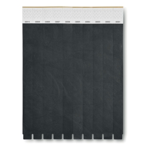 TYVEK Kontrolinės renginių juostelės - Tyvek apyrankės (lapais po 10vnt)