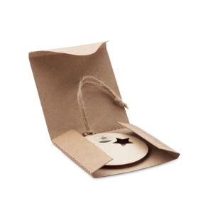 ROSEED Kalėdų žaisliuko formos dekoracija su eglės sėklomis  voke