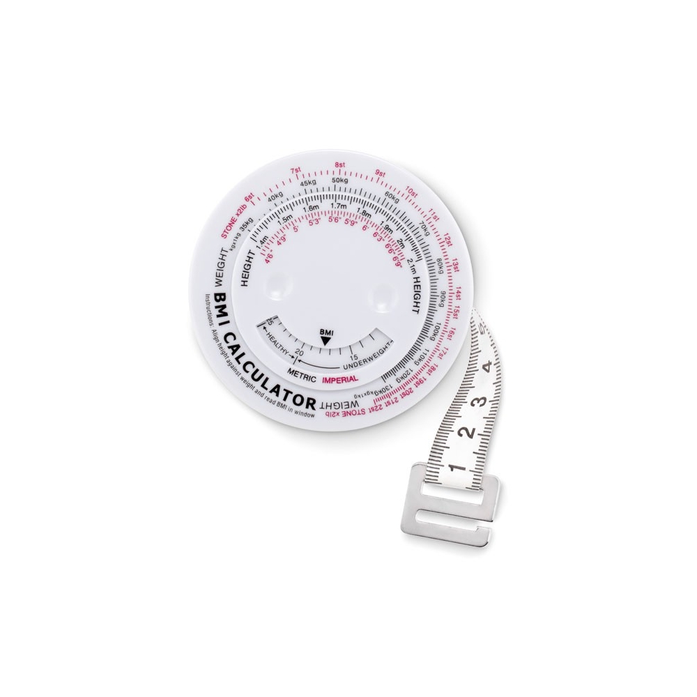 MEASURE IT Kūno masės indekso matavimo juosta