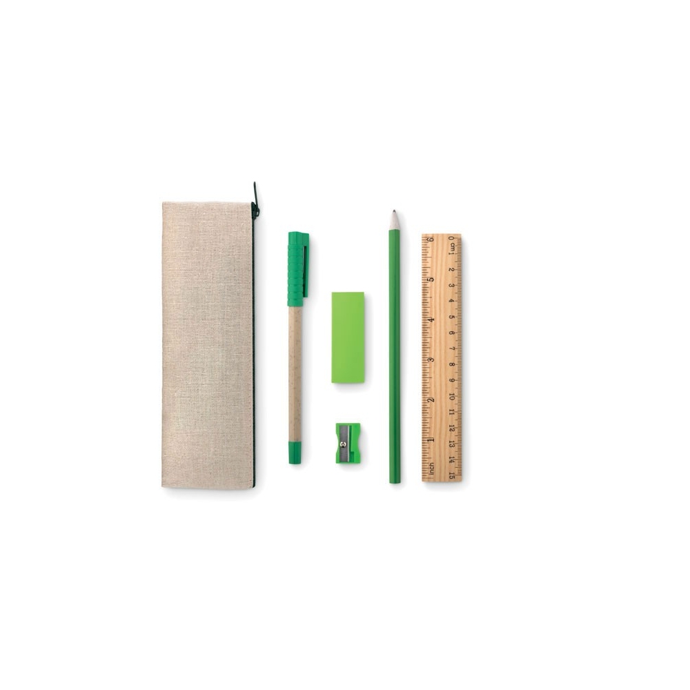 TEKINA Rašymo priemonių rinkinys su dėklu (6 dalių)