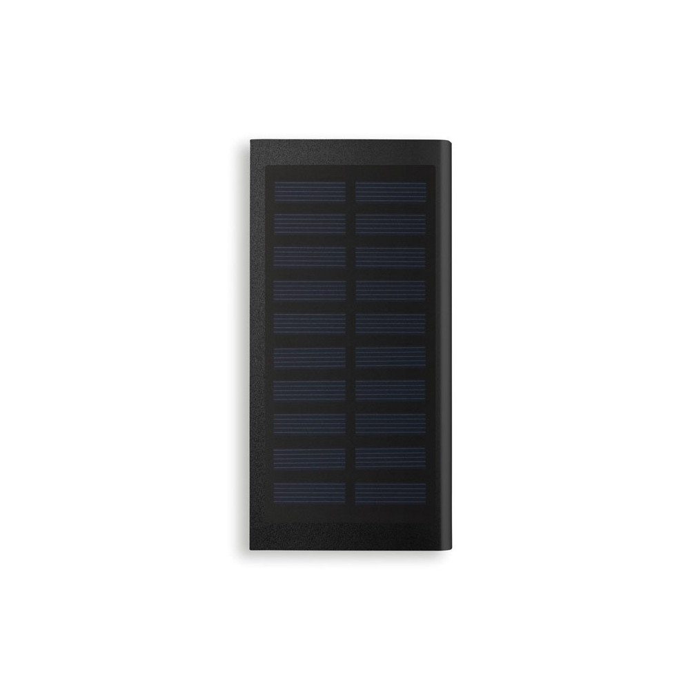 SOLAR POWERFLAT Saulės energija įkraunamas powerbankas 8000 mAh