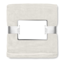 DAVOS Flanelinis fleece pledas su juostele 280 g/m²