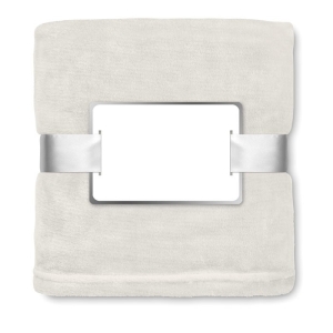 DAVOS Flanelinis fleece pledas su juostele 280 g/m²