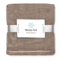 DAVOS Flanelinis fleece pledas su juostele 280 g/m²