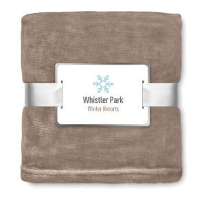 DAVOS Flanelinis fleece pledas su juostele 280 g/m²