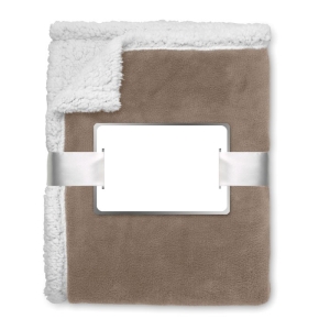 ZERMATT Dvipusis koralo fliso pledas su šerpos pamušalu 200 g/m²