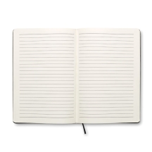 SOFTNOTE Užrašų knygutė A5 su PU viršeliu, 160 lapų