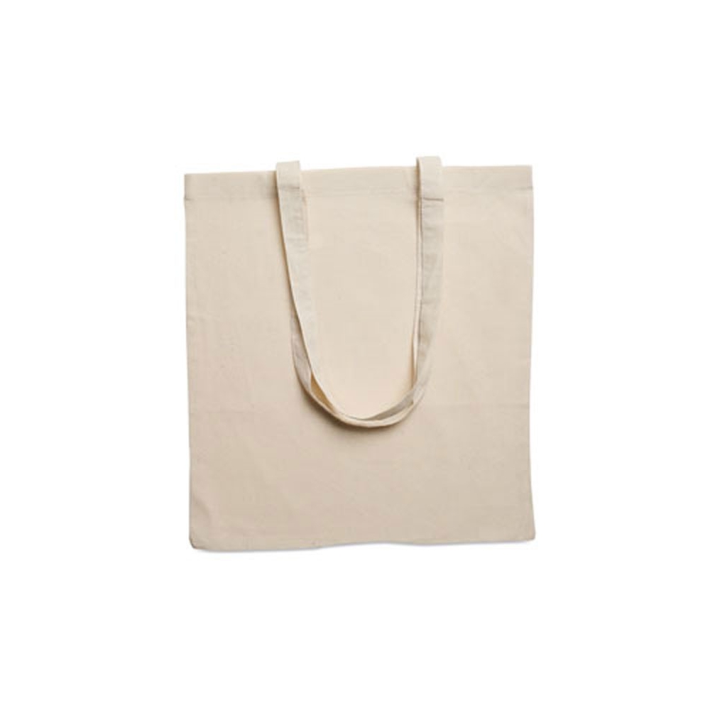 COTTONEL + Medvilninis pirkinių maišelis su ilgomis rankenomis 140 g/m²