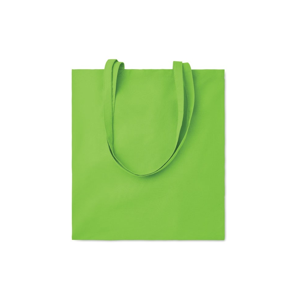 COTTONEL COLOUR + Spalvotas pirkinių maišelis su ilgomis rankenomis 140 g/m²