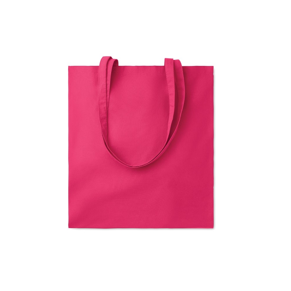 COTTONEL COLOUR + Spalvotas pirkinių maišelis su ilgomis rankenomis 140 g/m²