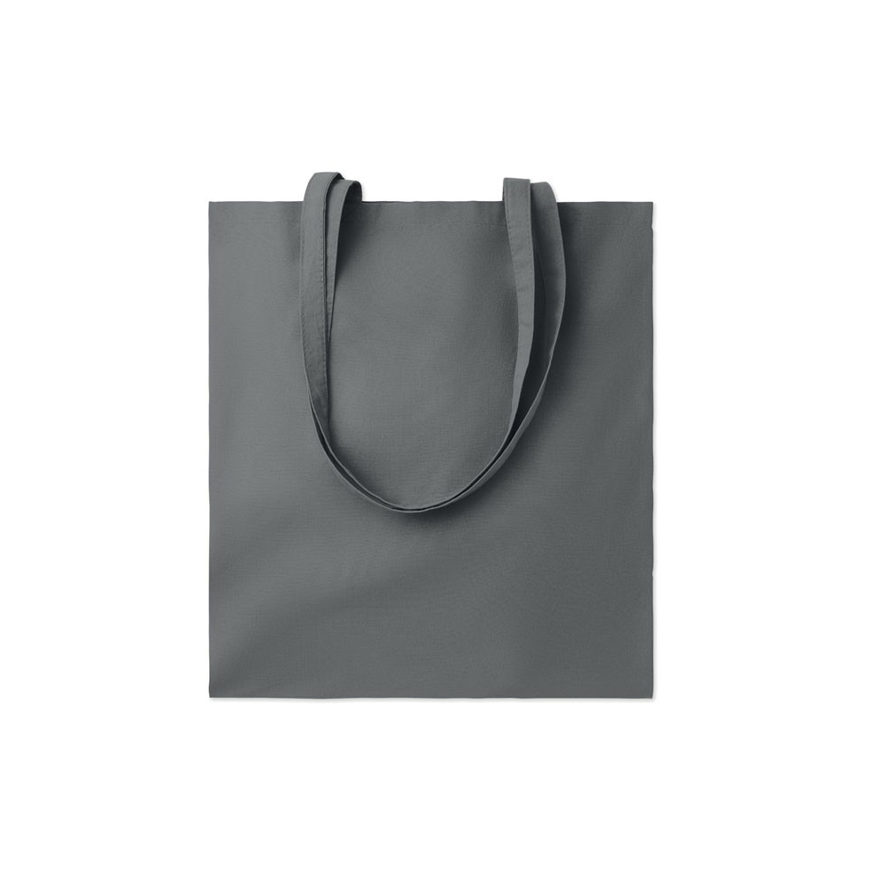 COTTONEL COLOUR + Spalvotas pirkinių maišelis su ilgomis rankenomis 140 g/m²