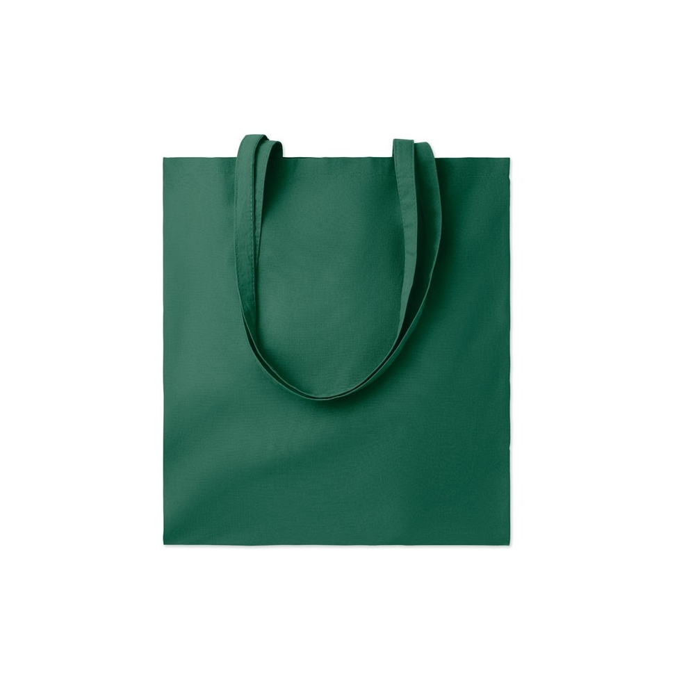 COTTONEL COLOUR + Spalvotas pirkinių maišelis su ilgomis rankenomis 140 g/m²