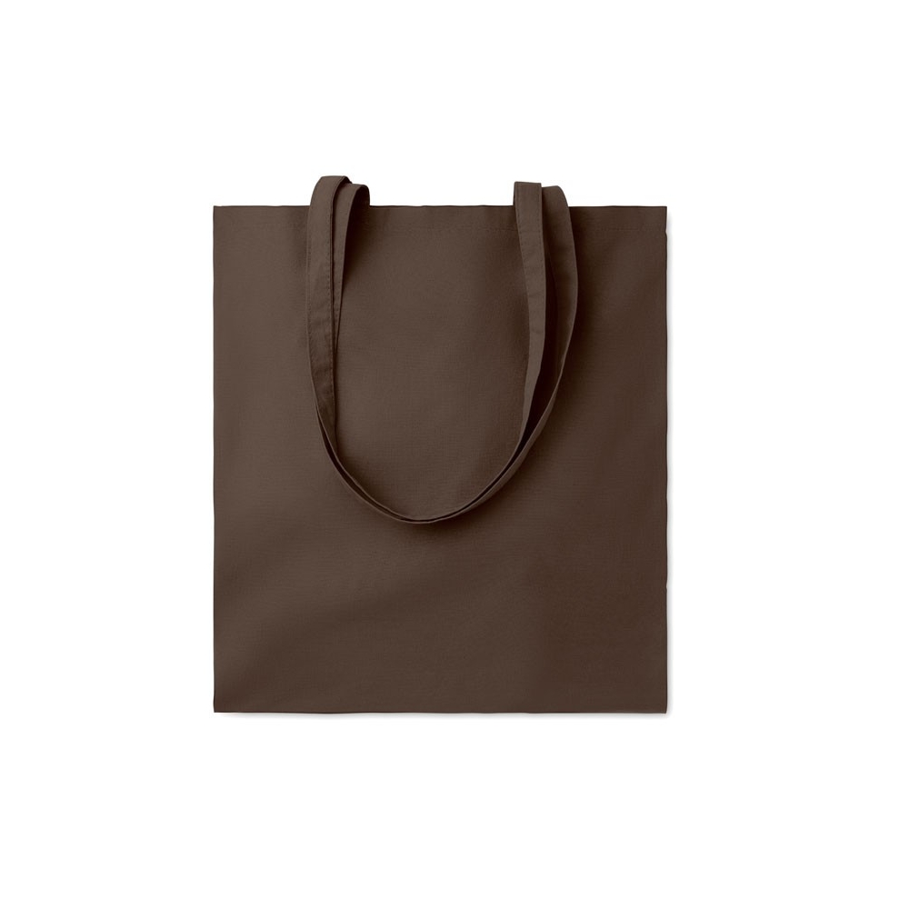 COTTONEL COLOUR + Spalvotas pirkinių maišelis su ilgomis rankenomis 140 g/m²