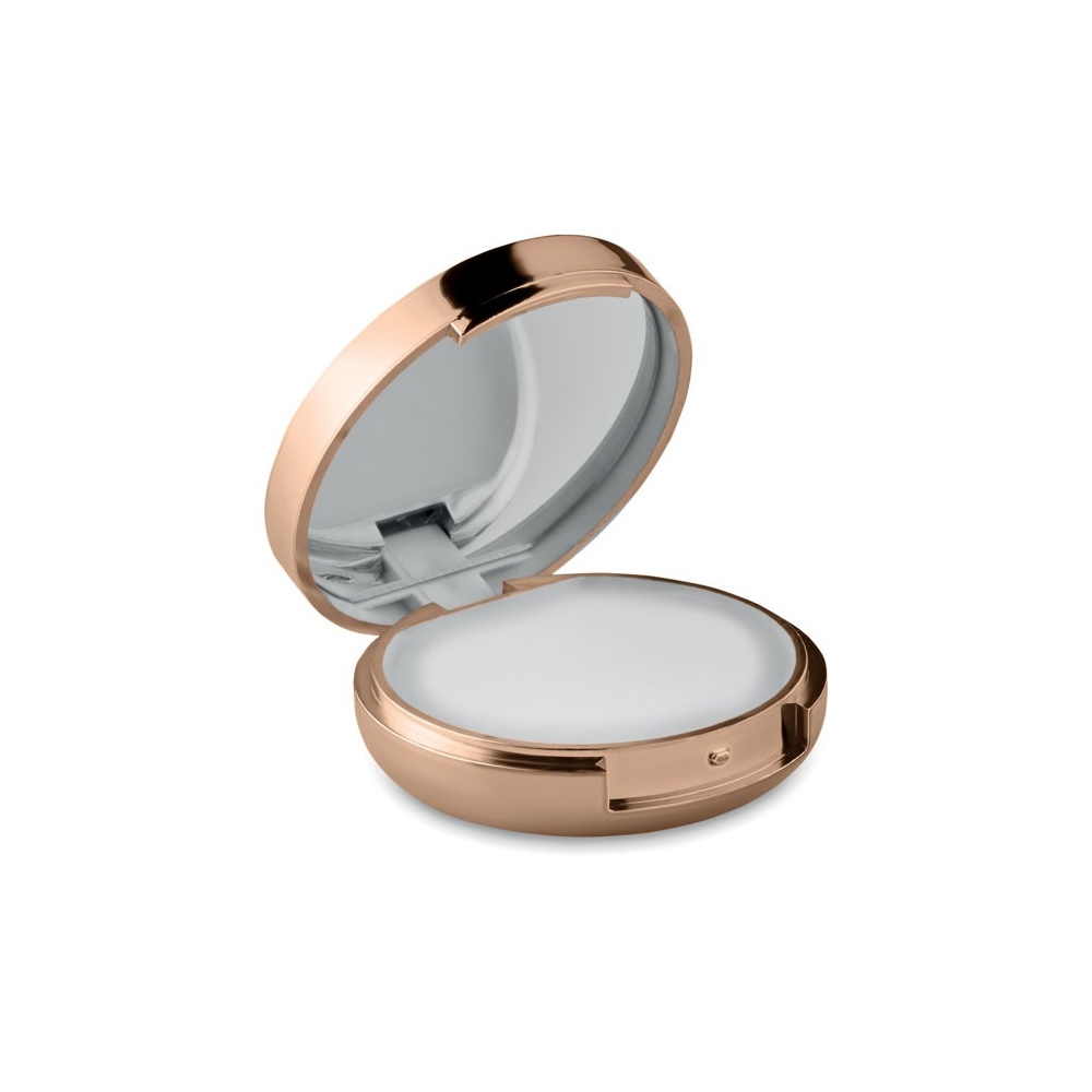 DUO MIRROR Natūralus vanilės kvapo lūpų balzamas su veidrodėliu