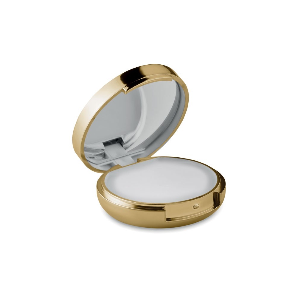 DUO MIRROR Natūralus vanilės kvapo lūpų balzamas su veidrodėliu