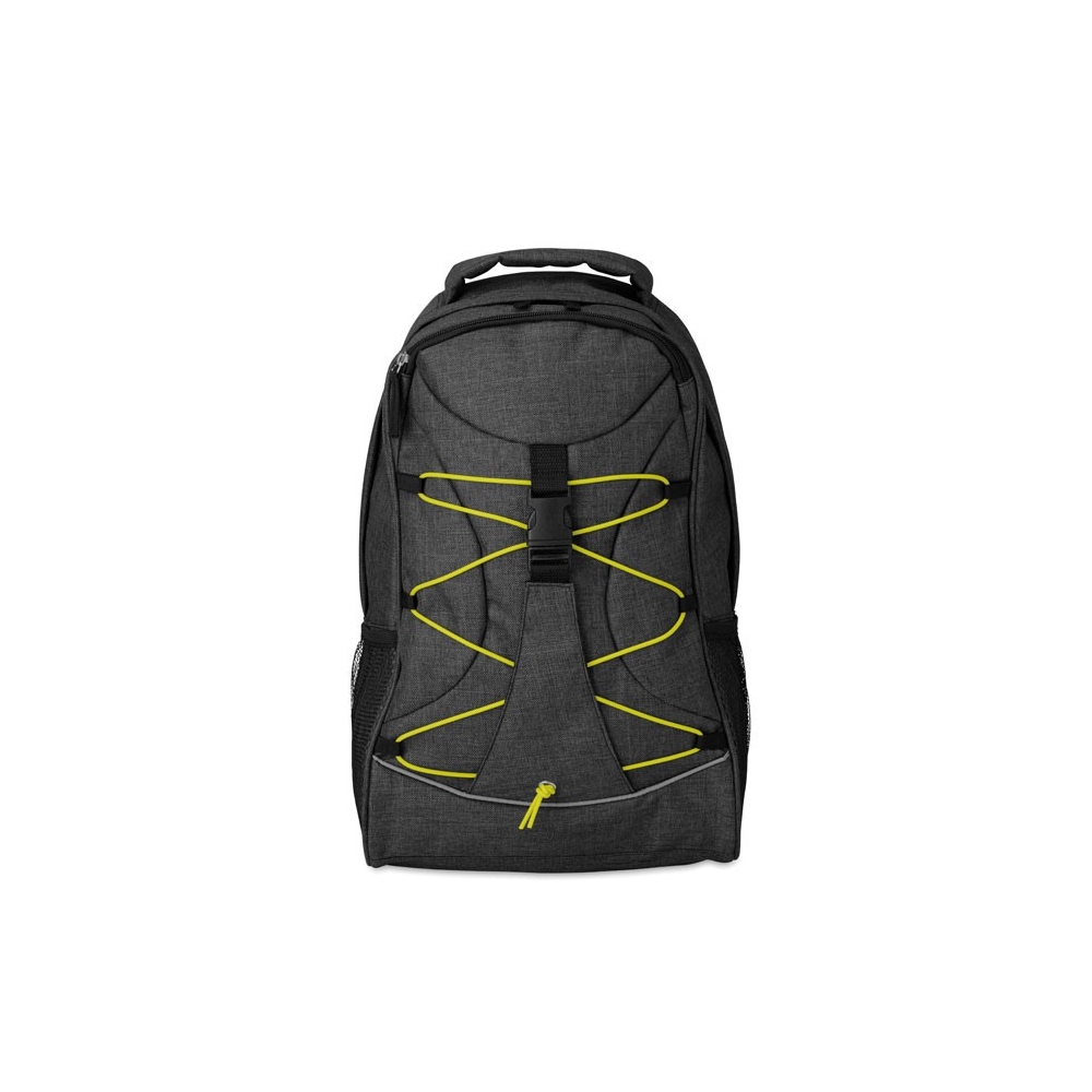 GLOW MONTE LEMA Dviejų atspalvių kuprinė su švytinčiais raišteliais