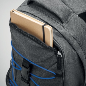 GLOW MONTE LEMA Dviejų atspalvių kuprinė su švytinčiais raišteliais