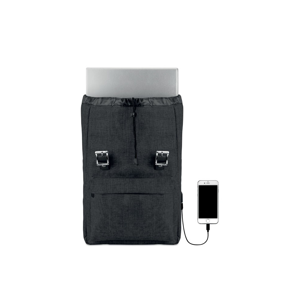 RIGA Kuprinė nešiojamam kompiuteriui 15'' iš 600D dviejų atspalvių poliesterio