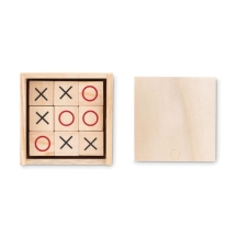 TIC TAC TOE Medinis „kryžiukų nuliukų" žaidimų rinkinys