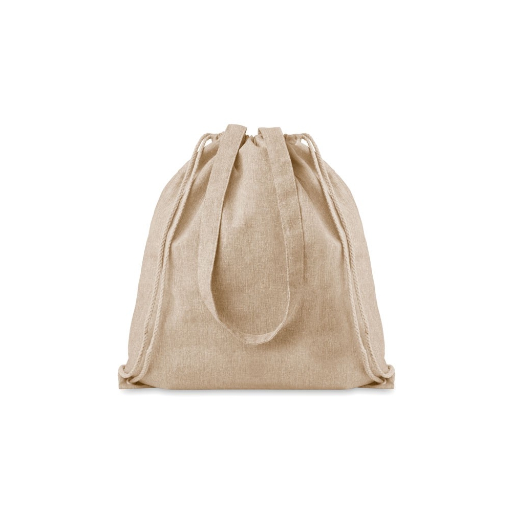 MOIRA DUO Perdirbtas pirkinių maišelis su užtraukiamais raišteliais 140 g/m²